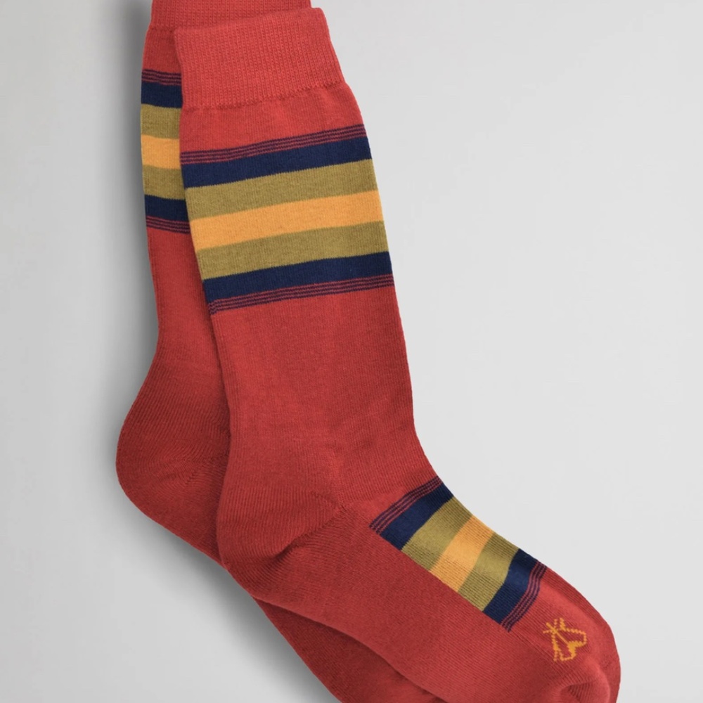 Pendleton National Park Stripe Crew Socks Zion Size M